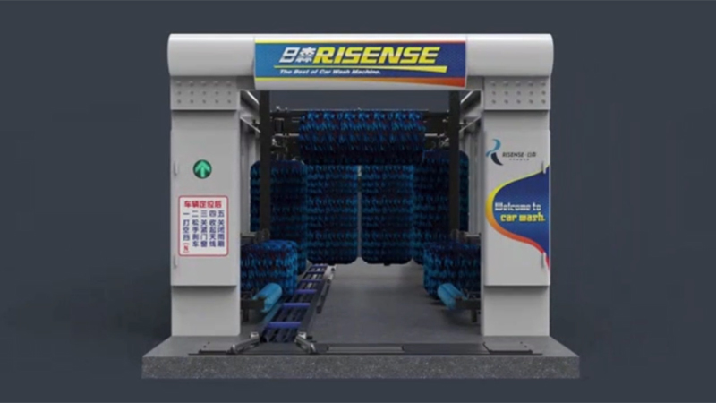 Конвейерная автомойка туннельного типа