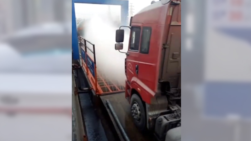 Мойка для колес грузового автотранспорта (200 тонн)