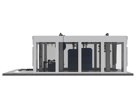 Конвейерная автомойка туннельного типа