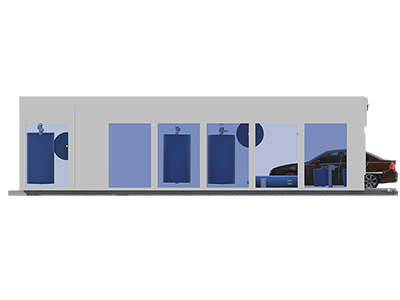 Конвейерная автомойка туннельного типа