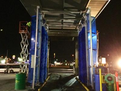 Проездная мойка для автобусов