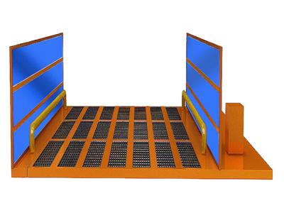 Мойка для колес и днища грузового автотранспорта